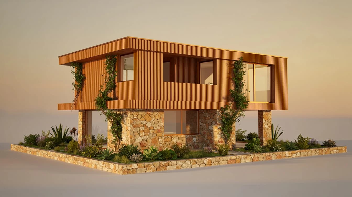 Façade restylée générée par IA